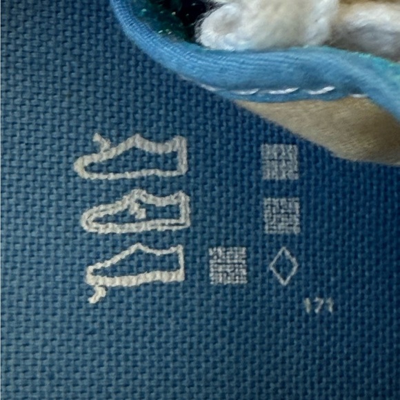 Converse Chuck Taylor All Star Blue Teal Glitter Low Top Lace Up Sneakers Sz 11 - Picture 10 of 13